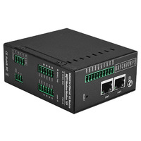 Dual ethernet Cascadable easy to operate io module