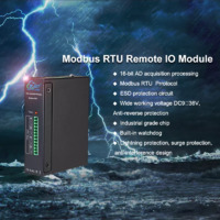 Modbus RTU remote thermocouple data acquisition module with 16bit AD acquisition processing