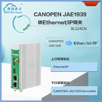BLIIOT BL124CN CANOPEN JAE1939 to EtherNet/IP Gateway