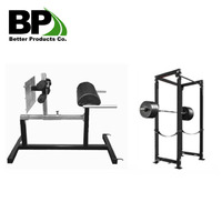 Strength equipment used U shaped post supporting structure