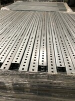 perforated galvanized steel square post for photographing rack
