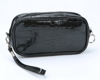 more images of Alligator skin small cosmetic bag