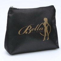 black small cosmetic bag