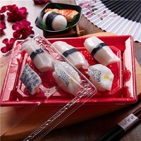 more images of Food Container KW-0002 Sushi Tray PS/OPS Container Disposable Lunch Container