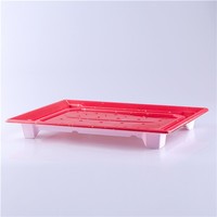 more images of Food Container KW-0002 Sushi Tray PS/OPS Container Disposable Lunch Container