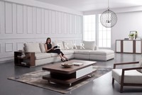 more images of Latest Designs Sectional Fabric Living Room Furniture L Shape Sofa