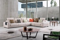 Italian Living Room Furniture Imported Hot Fabric Modern Design Sofa