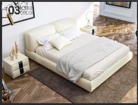 more images of Italian Modern Furniture Removable And Washable Linen Fabric Double Bed Designs