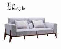more images of European Style Ash Wooden Frame Corner Designs Furniture Living Room Sofa