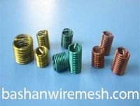 Color high temperature alloy stainless steel screw wire thread inserts