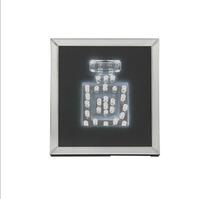 HP19-3446 35x40x3.3cm Perfume Bottle Printed LED Art Decorative Mirrors