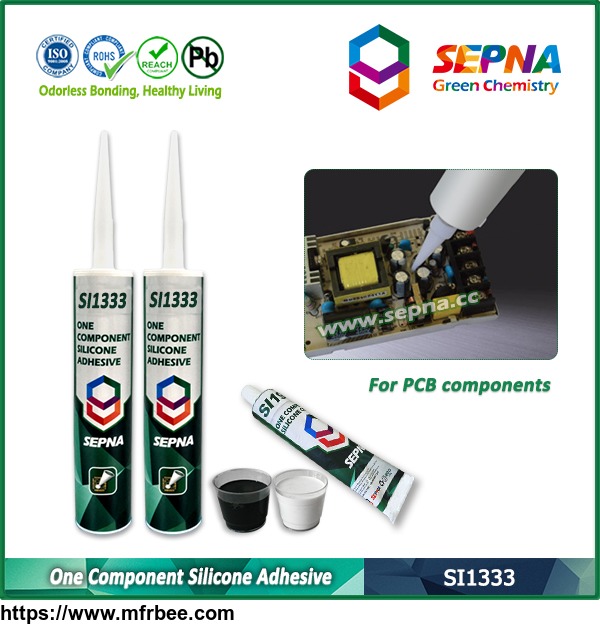 sepna_brand_fast_curing_rtv_black_silicone_filling_adhesive_si1333