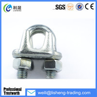 Rigging Hardware Galvanized Carbon Steel Wire Rope Clips/Rope Clamps