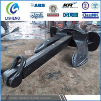 Manufacture Cast Marine Stockless Ship Anchor for Sale