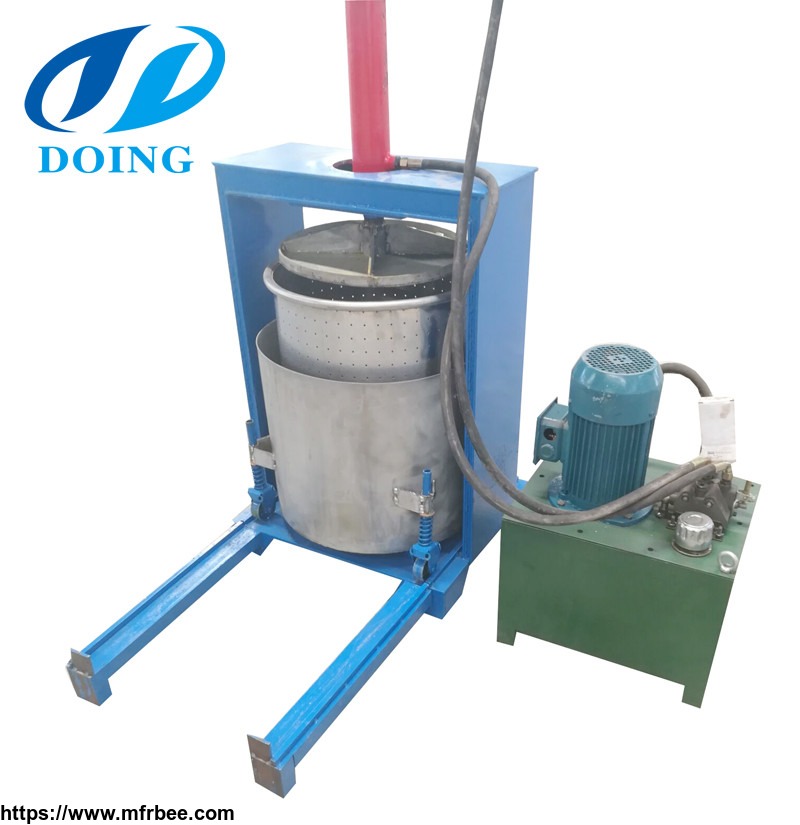 small_vertical_hydraulic_press_cassava_piece_dewatering_machine