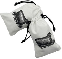 more images of 100% Organic Muslin Bag, Cotton Mailing Bag, Cotton Gift Bag