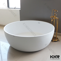 more images of America standard big round stone bathtub for fat people