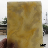 Eco-Friendly Translucent Solid Surface slabs
