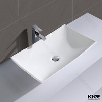 more images of Bathroom Rectangular acrylic countertop wash bathroom Basin