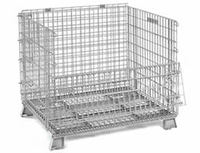 Foldable Wire Containers Rationalize Storage Management