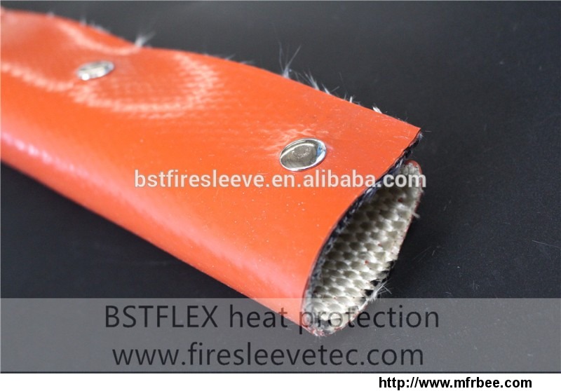 bstflex_silicone_fiberglass_fire_sleeve_with_metal_snap