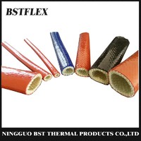 Industry Silicone coated Fiberglass Fire Sleeve