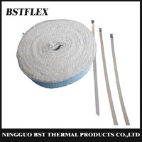 Ceramic Fiber Exhaust Wrap Header thermal bandage