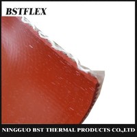 more images of 96 oz 3 mm heavy duty silicone coated fiberglass high temperature fabric