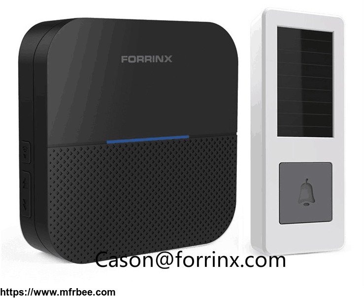 forrinx_solar_power_wireless_doorbell_odm_oem