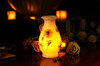 more images of flameless wax vase candle