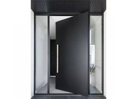 more images of Aluminum Alloy Hotel Pivot Main Door Design