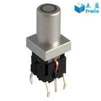 Tactile Push Button Switches Led Illuminated With Circle Symbol Cap Supplier