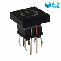 more images of New 10mm RGB LED Tact Switch With Transparent Tactile Cap