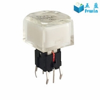 more images of 6 Pin Micro Illuminated Tactile Button Switch For Matrix Switcher