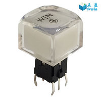 more images of 11x11mm Transparent Cap SPST Momentary LED Light Tactile Switches