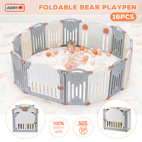 more images of Foldable Baby Playpen Kids Panel Safety Play Center Yard Home Indoor Outdoor Pen Fence