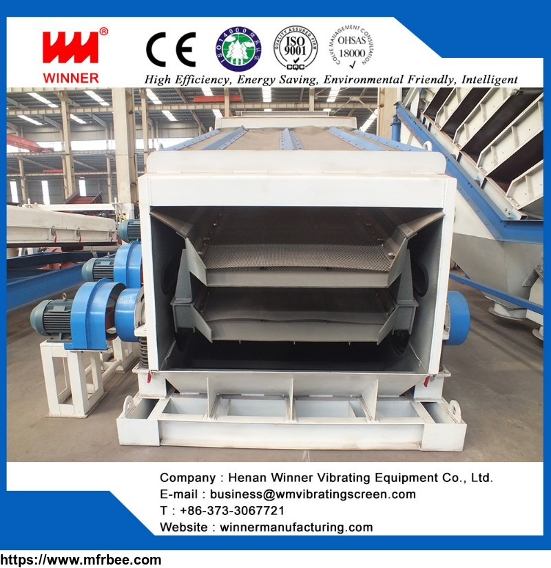 mining_two_layer_double_frequency_vibrating_screening_machine_for_crushing_line