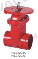 AWWA C515 200PSI/300PSI NRS GROOVED END RESILIENT SEAT GATE VALVE