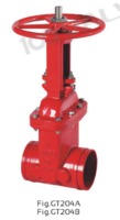 AWWA C515 200PSI/300PSI OS&Y GROOVED END RESILIENT SEAT GATE VALVE