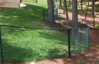 more images of Green Chain Link Fence Fabric
