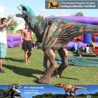 My dino-11Walking animatronic dinosaur costume realistic model for sale