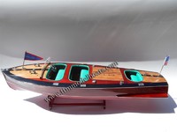 Chris Craft Triple Cockpit Wooden Model Boats