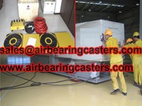 Air Bearings and Casters application and instruction