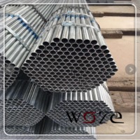 more images of Hot Dipped Galvanized Round Steel pipe/gi pipe pre Galvanized Steel Pipe Galvanised Tube