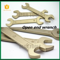 non sparking double open end wrench set 13pcs,aluminum alloy material