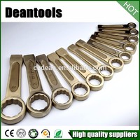 non sparking striking box wrench ,ring end spanner slogging wrench