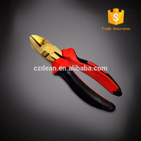 non sparking tools ssafety copper alloy diagonal cutter , 6" pliers PVC handle