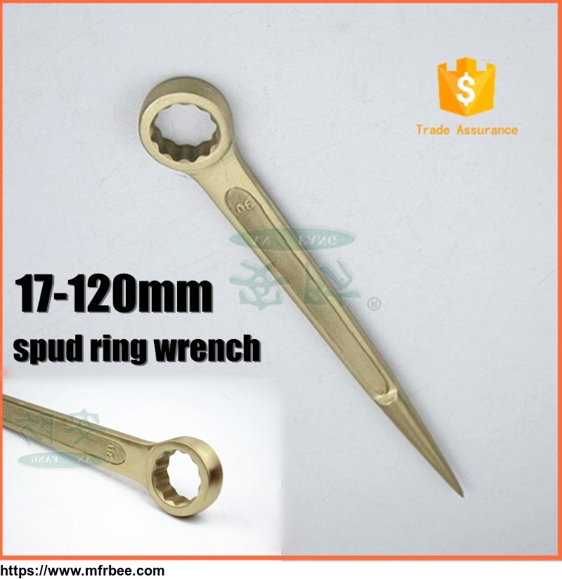 non_sparking_hexagonal_wrench_ring_end_s17_s120_construction_spud_socket_wrench_spud_ring_wrench
