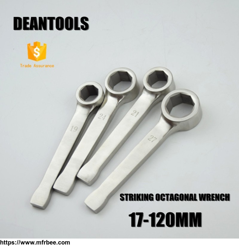 din7444_striking_octagonal_wrench_304_stainless_steel_box_slogging_spanner_17_80mm