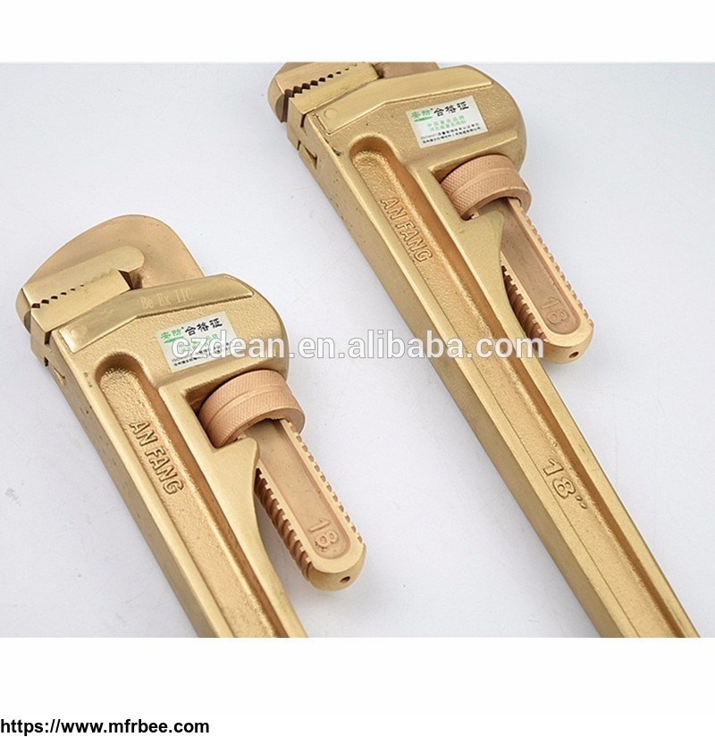 swedish_pattern_spark_proof_pipe_wrench_60mm_opening_be_cu_shifter_spanner_8_48_inch_metric_200_1200mm